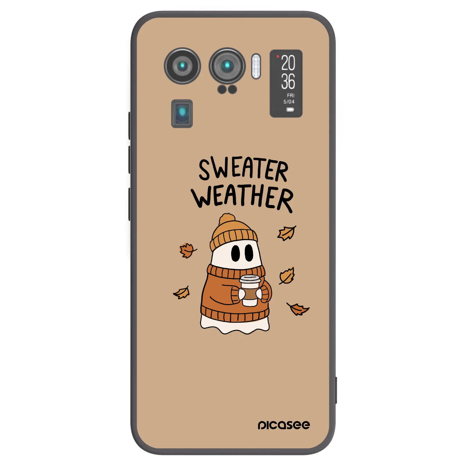 Picasee silikónový čierny obal pre Xiaomi Mi 11 Ultra - Sweater ghost