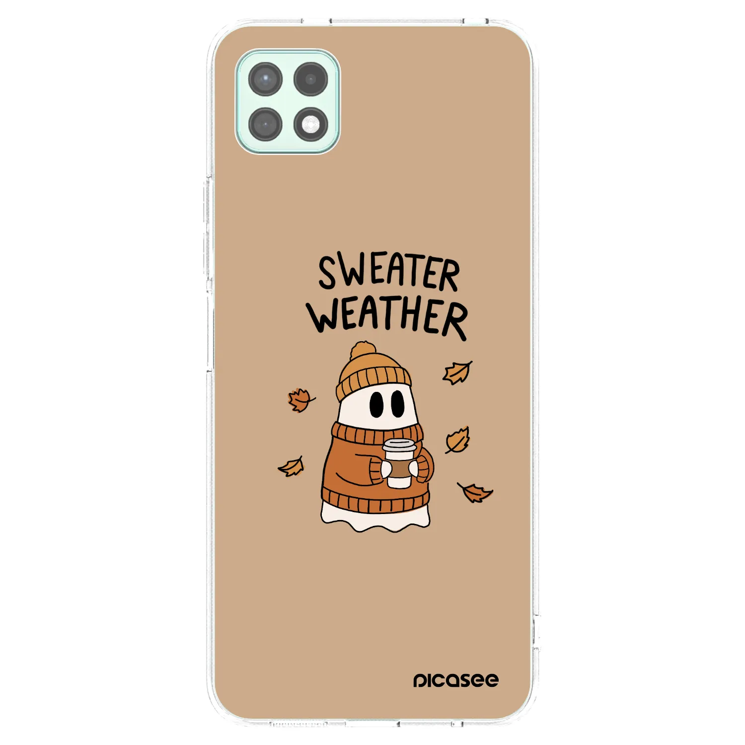 Picasee silikónový prehľadný obal pre Samsung Galaxy A22 A226B 5G - Sweater ghost