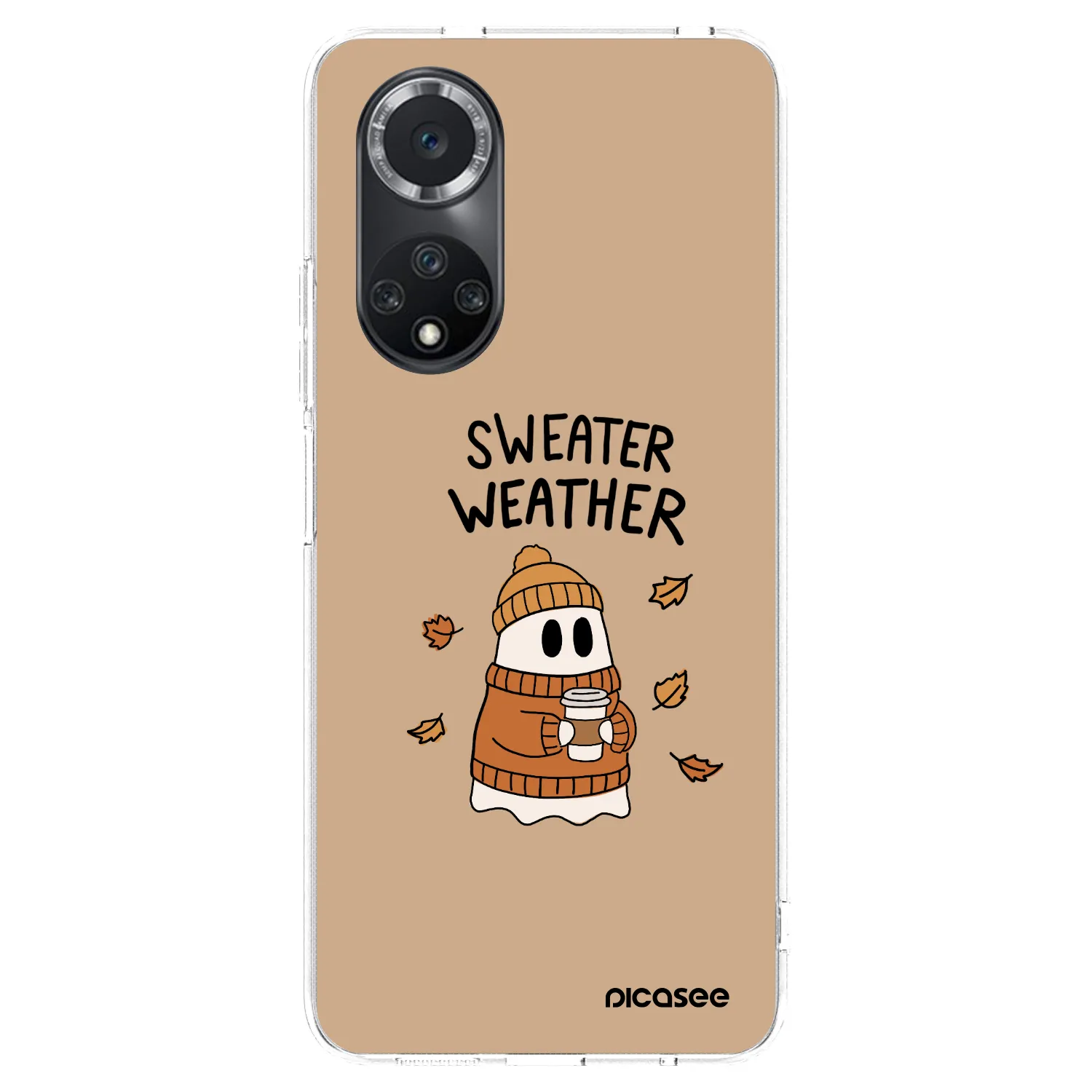 Picasee silikónový prehľadný obal pre Huawei Nova 9 SE - Sweater ghost