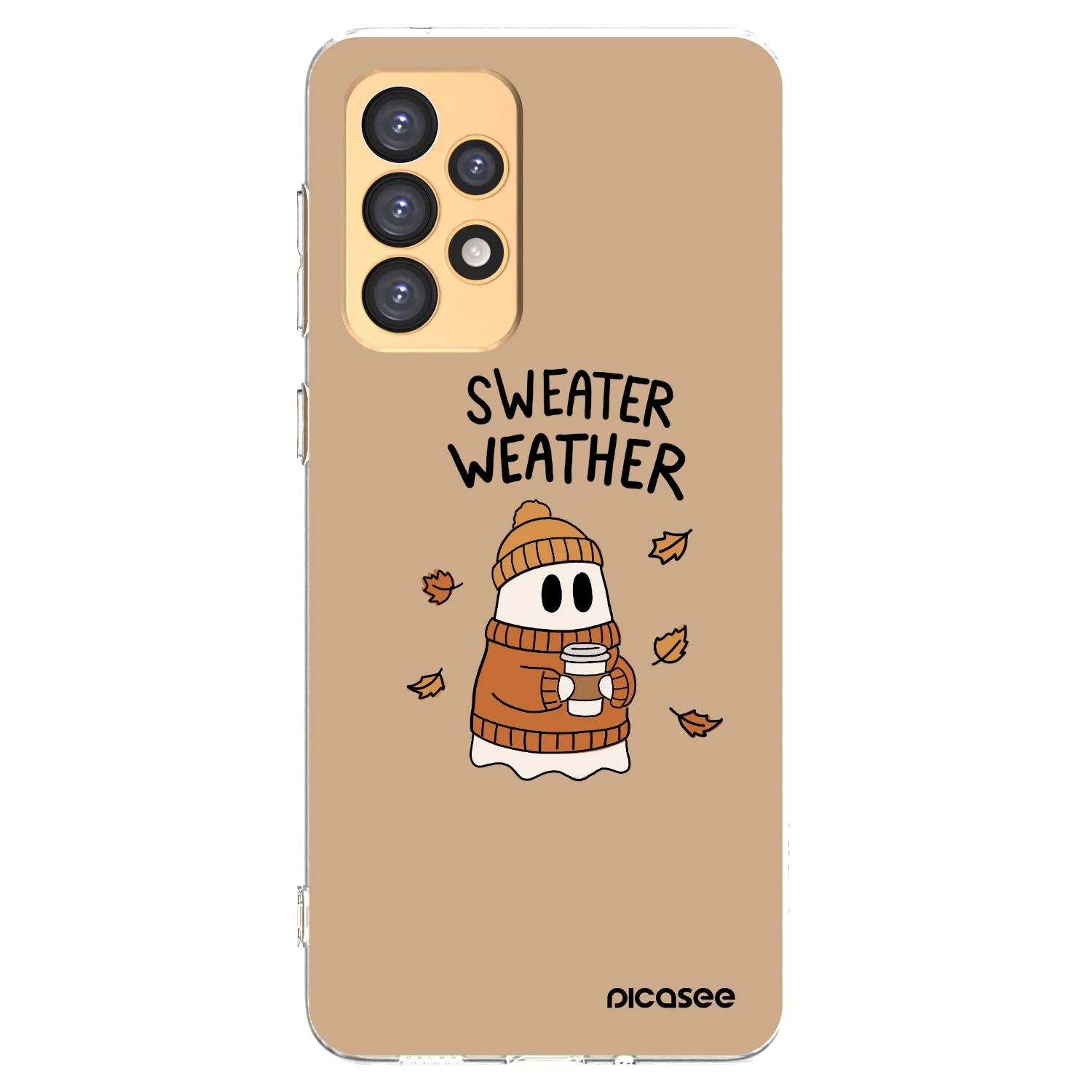 Picasee silikónový prehľadný obal pre Samsung Galaxy A33 5G A336 - Sweater ghost