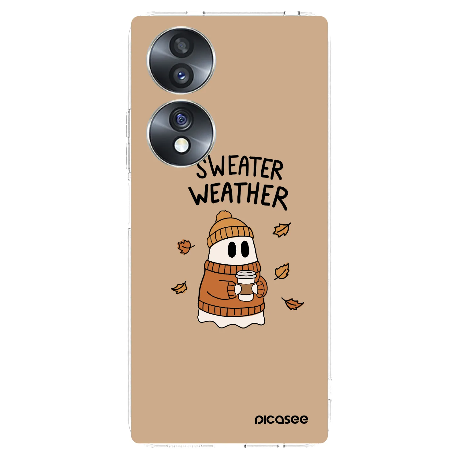 Picasee silikónový prehľadný obal pre Honor 70 - Sweater ghost