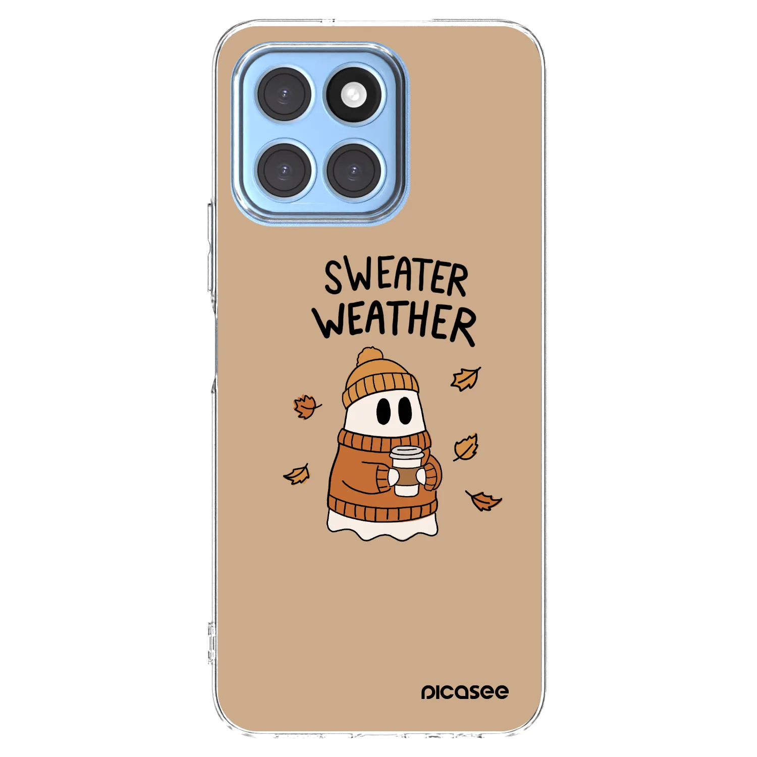 Picasee silikónový prehľadný obal pre Honor X6 - Sweater ghost