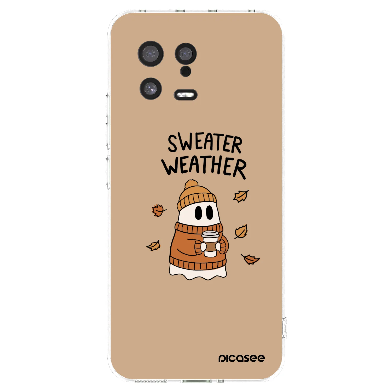 Picasee silikónový prehľadný obal pre Xiaomi 13 - Sweater ghost