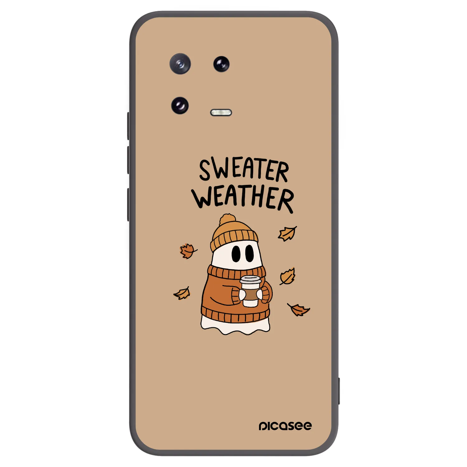 Picasee silikónový čierny obal pre Xiaomi 13 Pro - Sweater ghost