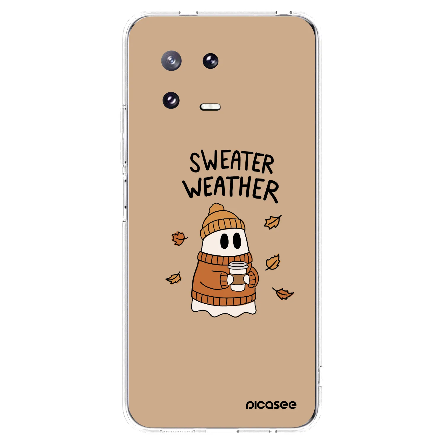 Picasee silikónový prehľadný obal pre Xiaomi 13 Pro - Sweater ghost