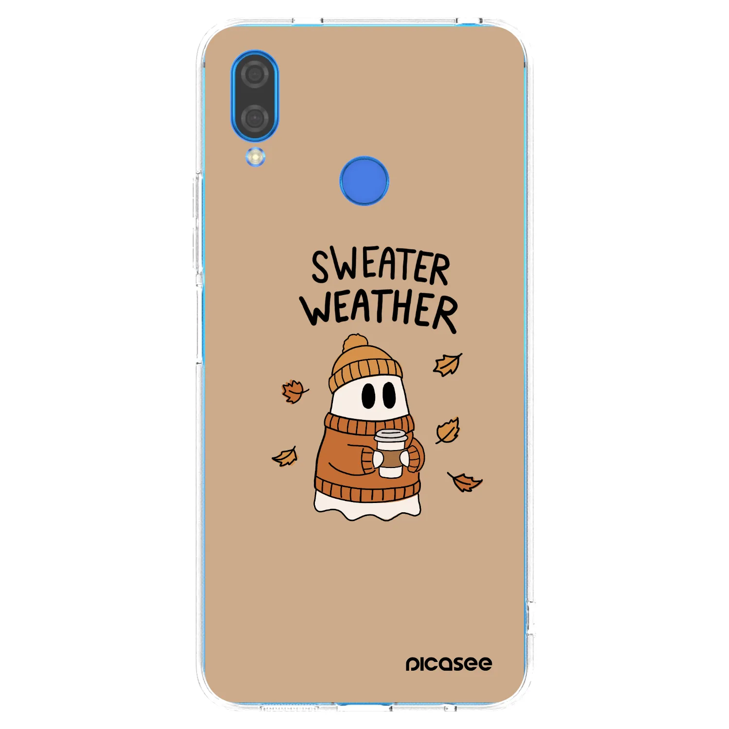 Picasee silikónový prehľadný obal pre Huawei Nova 3i - Sweater ghost