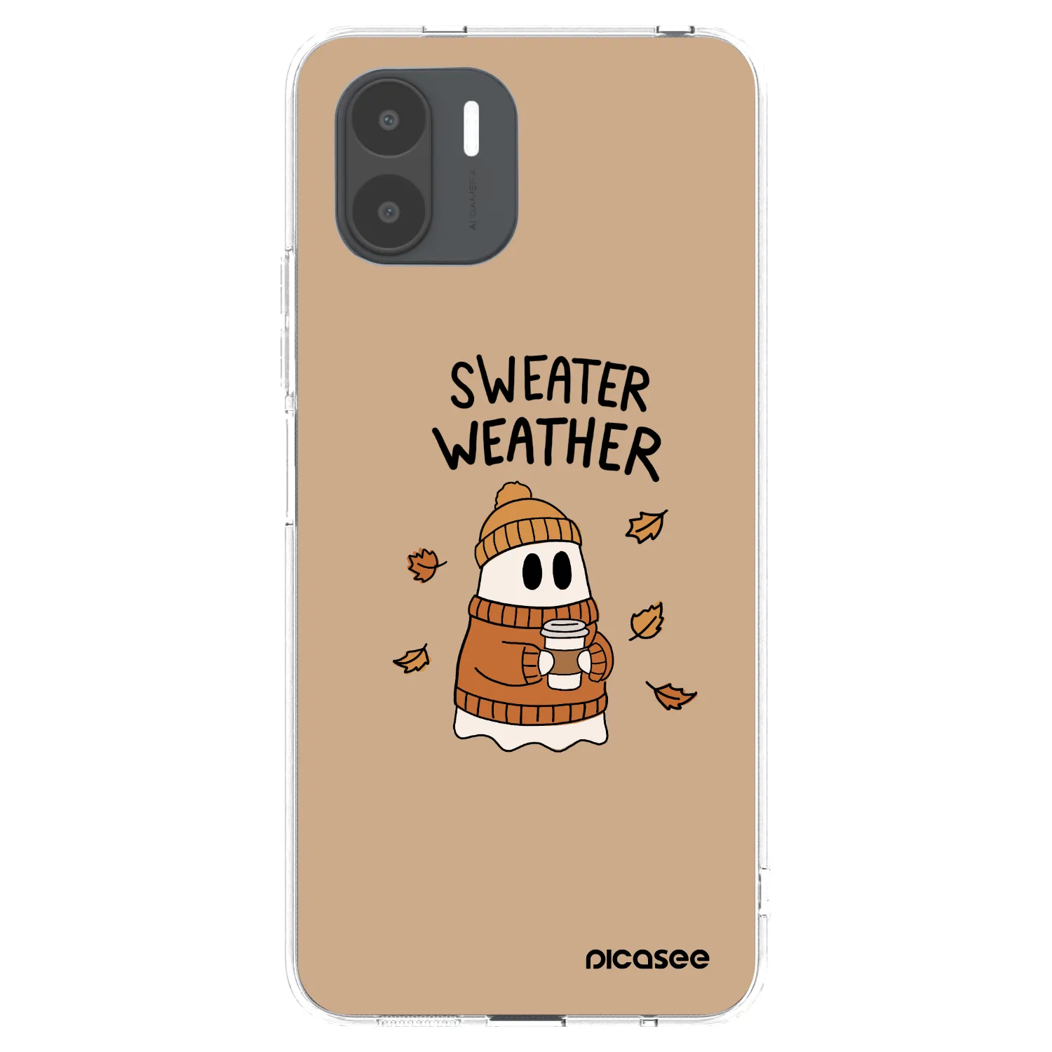 Picasee silikónový prehľadný obal pre Xiaomi Redmi A2 - Sweater ghost