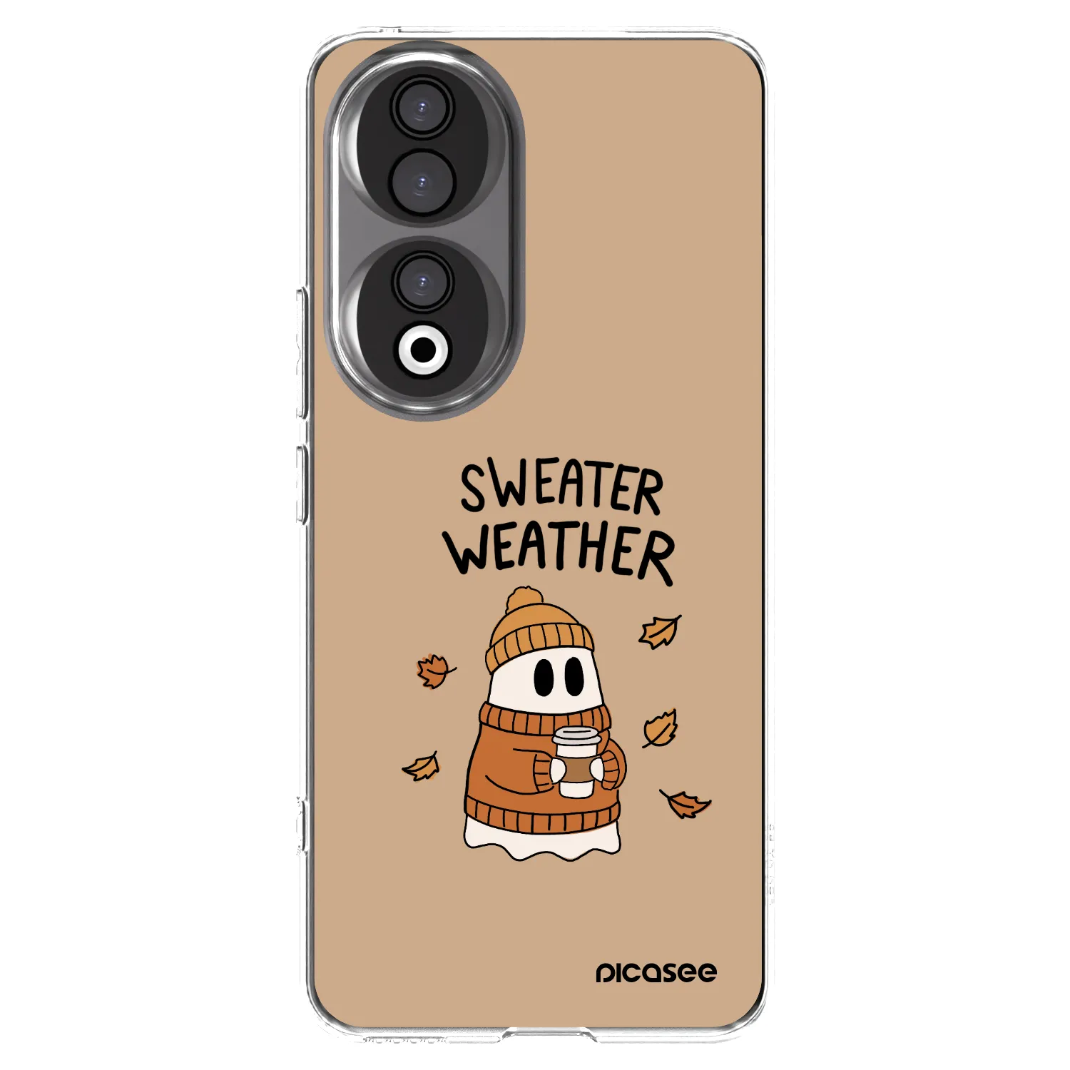 Picasee silikónový prehľadný obal pre Honor 90 5G - Sweater ghost