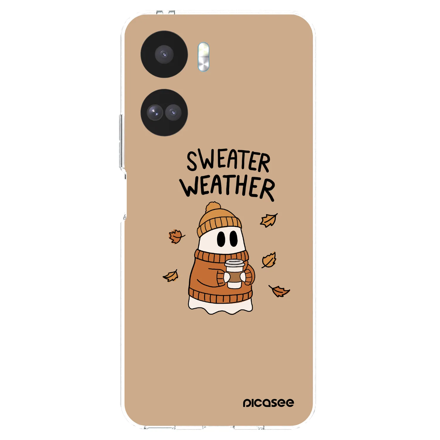 Picasee silikónový prehľadný obal pre Honor 90 Lite 5G - Sweater ghost