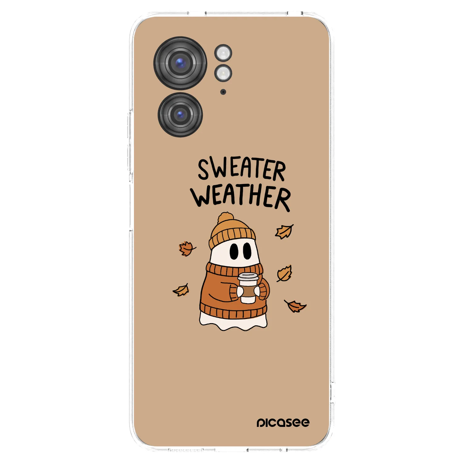 Picasee silikónový prehľadný obal pre Motorola Edge 40 - Sweater ghost