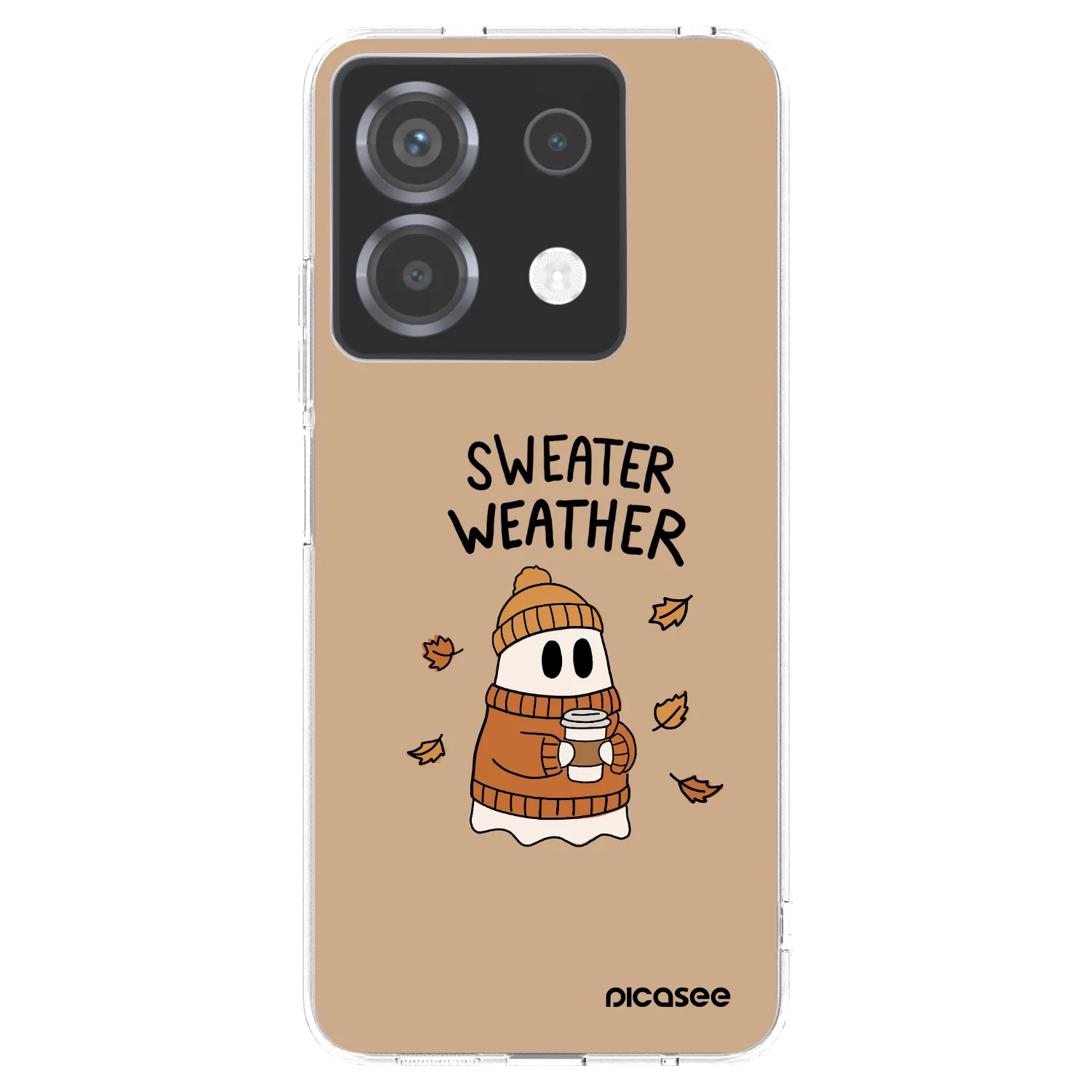 Picasee silikónový prehľadný obal pre Xiaomi Poco X6 - Sweater ghost