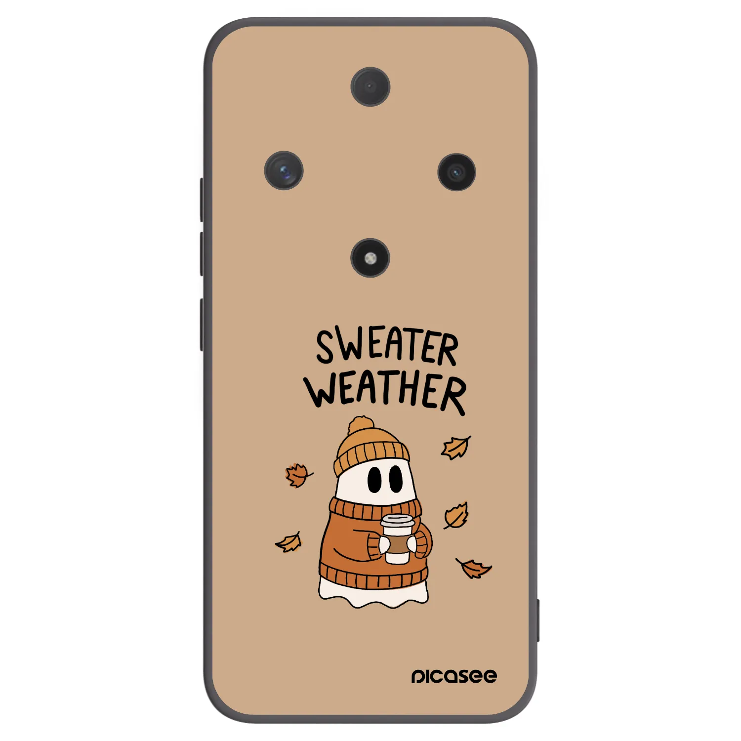 Picasee silikónový čierny obal pre Honor Magic6 Lite 5G - Sweater ghost