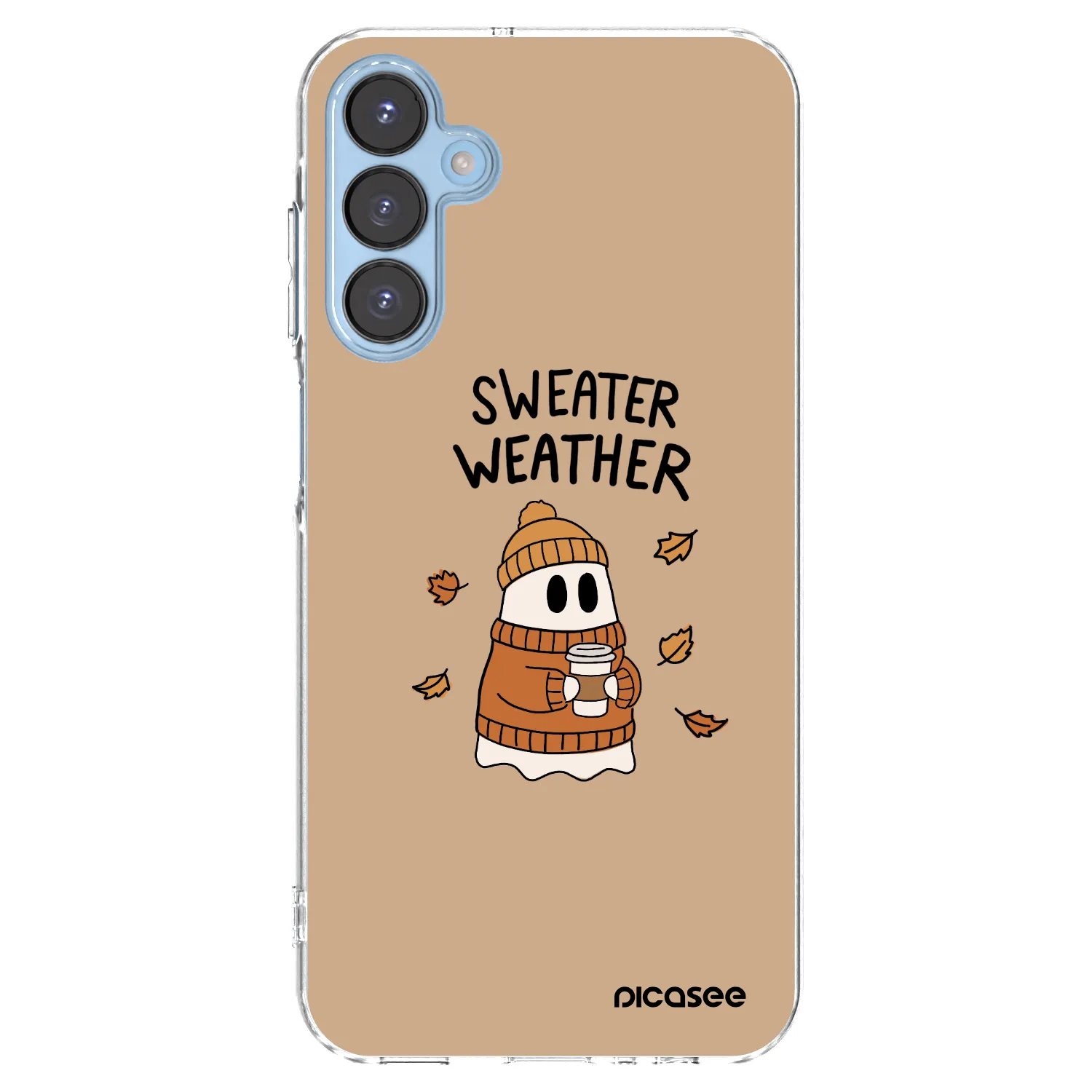 Picasee silikónový prehľadný obal pre Samsung Galaxy A15 A156B 5G - Sweater ghost