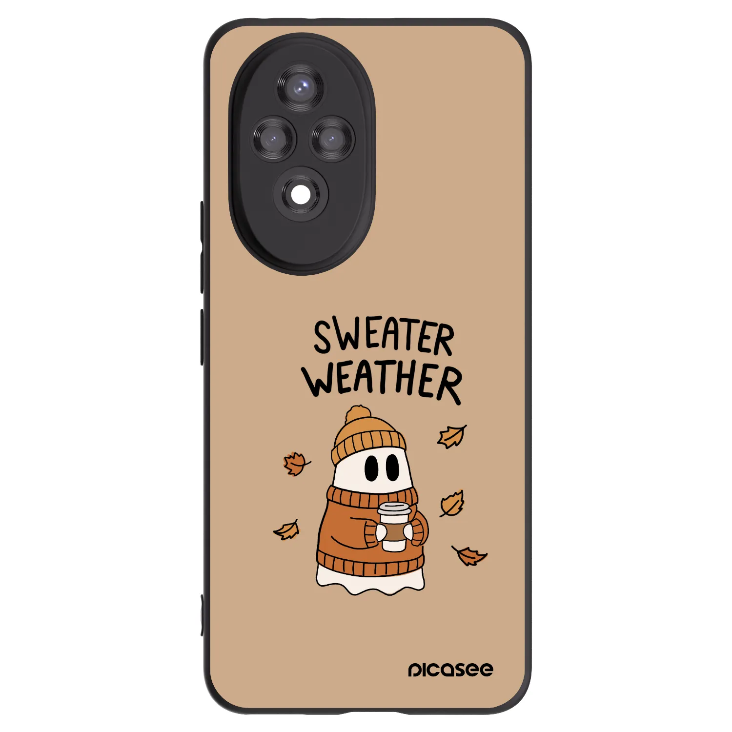 Picasee silikónový čierny obal pre Honor 200 5G - Sweater ghost
