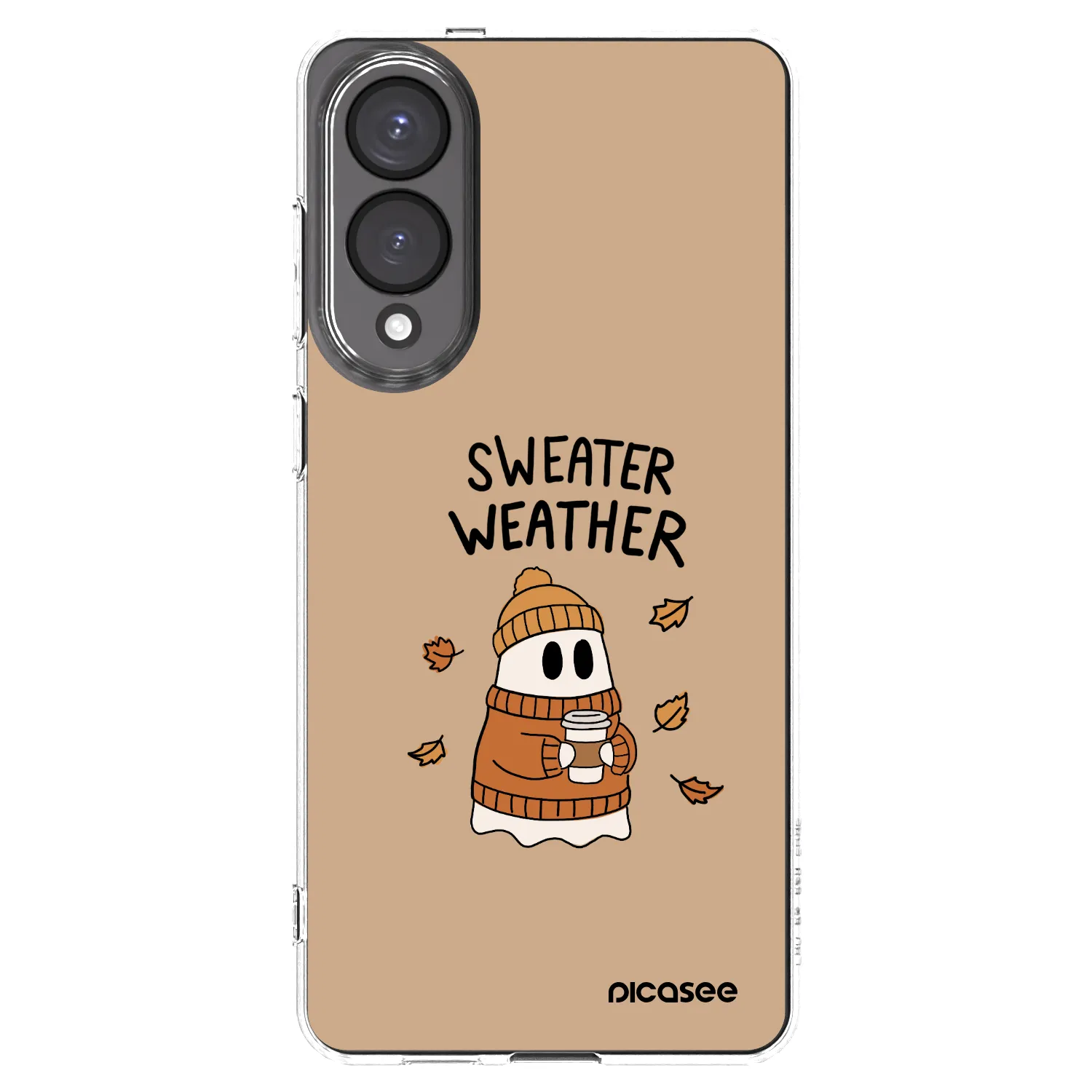 Picasee silikónový prehľadný obal pre Samsung Galaxy S25 Edge 5G - Sweater ghost