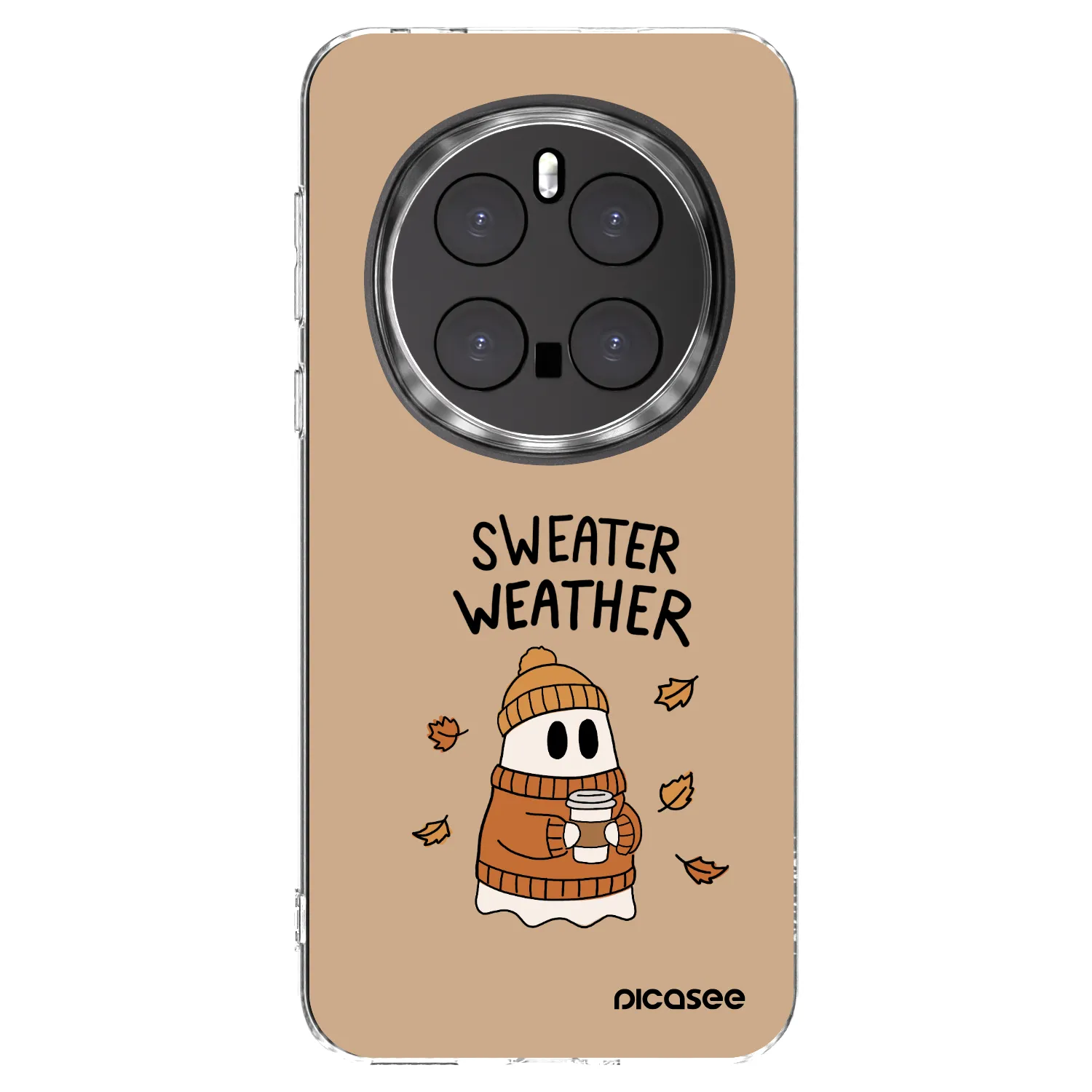 Picasee silikónový prehľadný obal pre Honor Magic7 Pro 5G - Sweater ghost