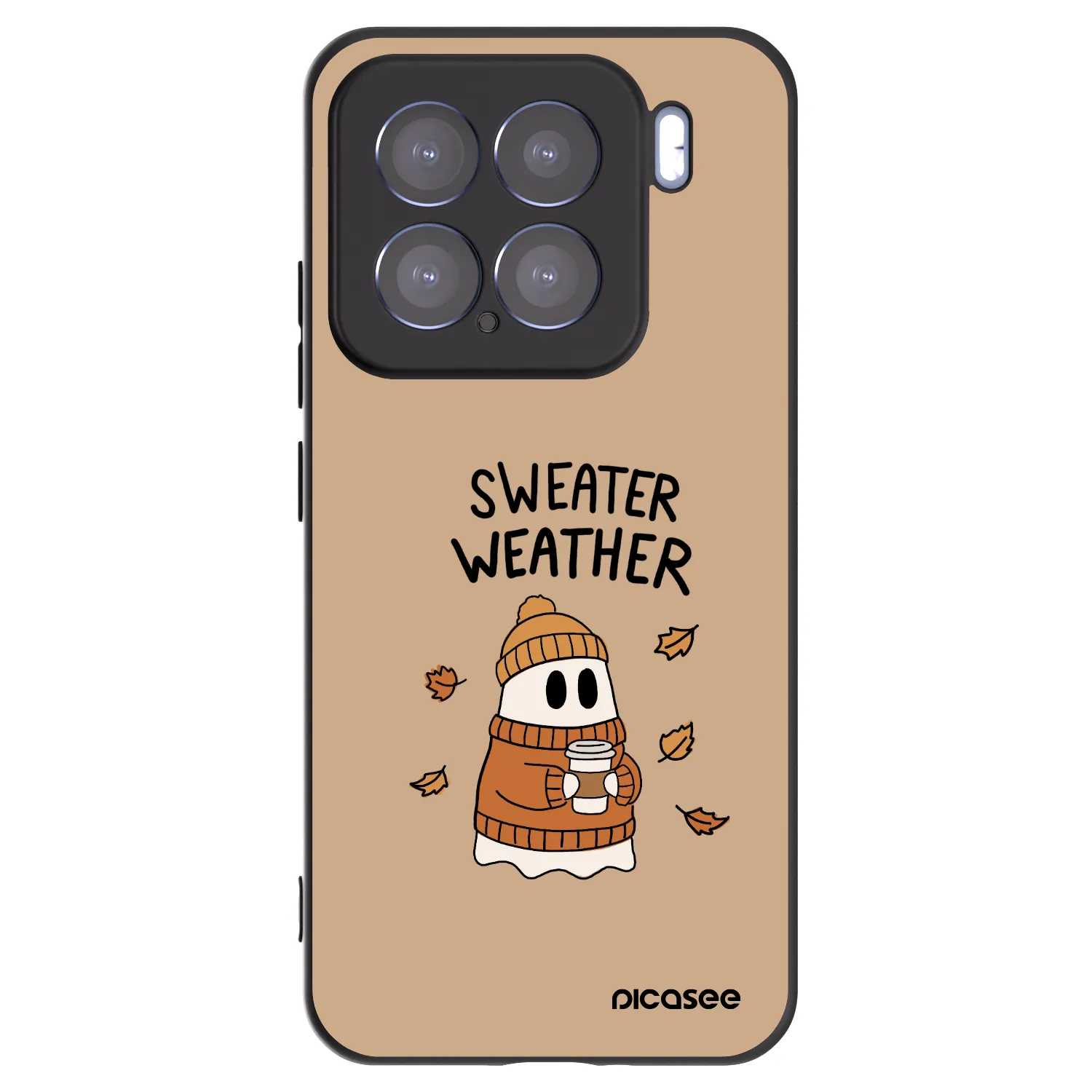 Picasee silikónový čierny obal pre Xiaomi 15 - Sweater ghost