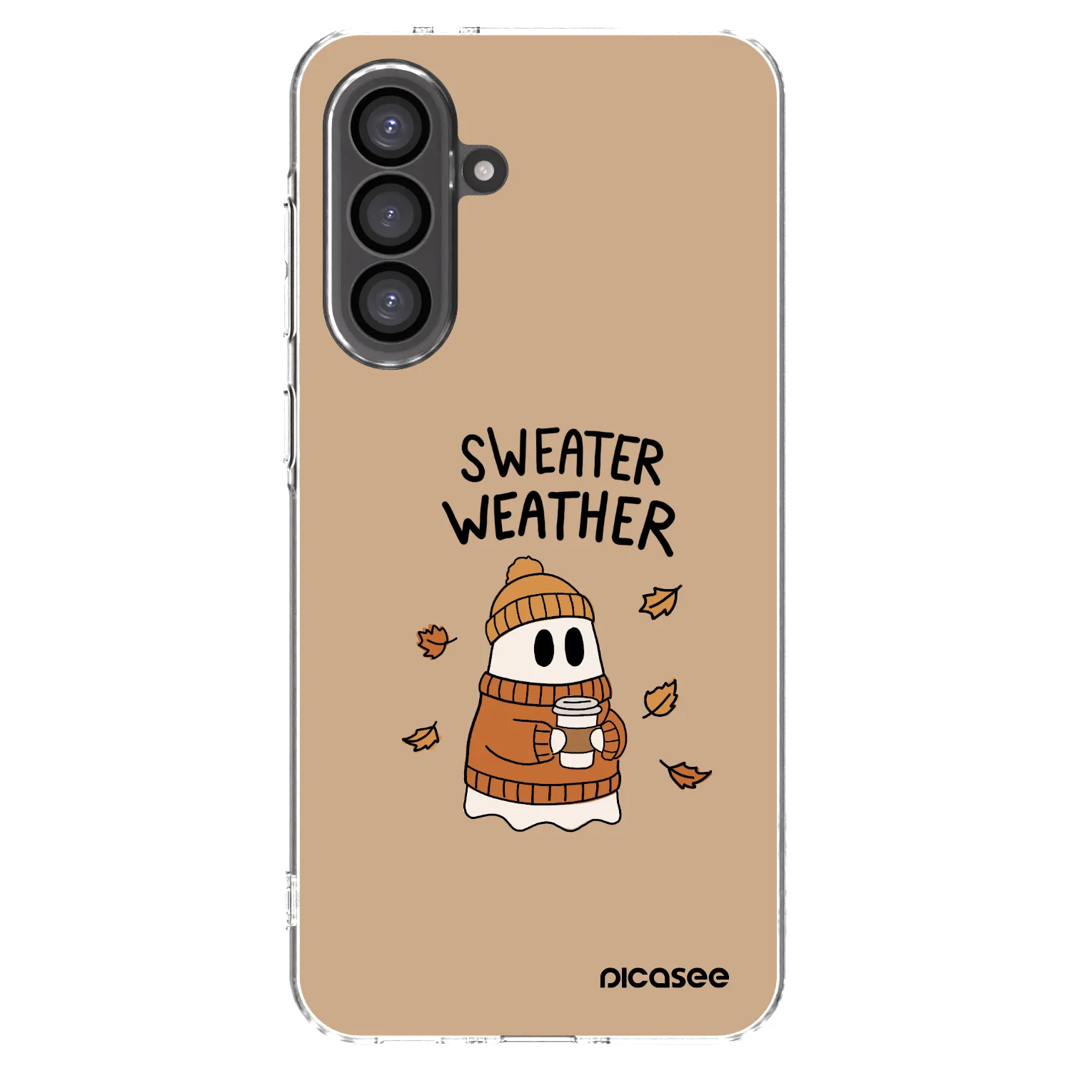 Picasee silikónový prehľadný obal pre Samsung Galaxy A36 5G - Sweater ghost