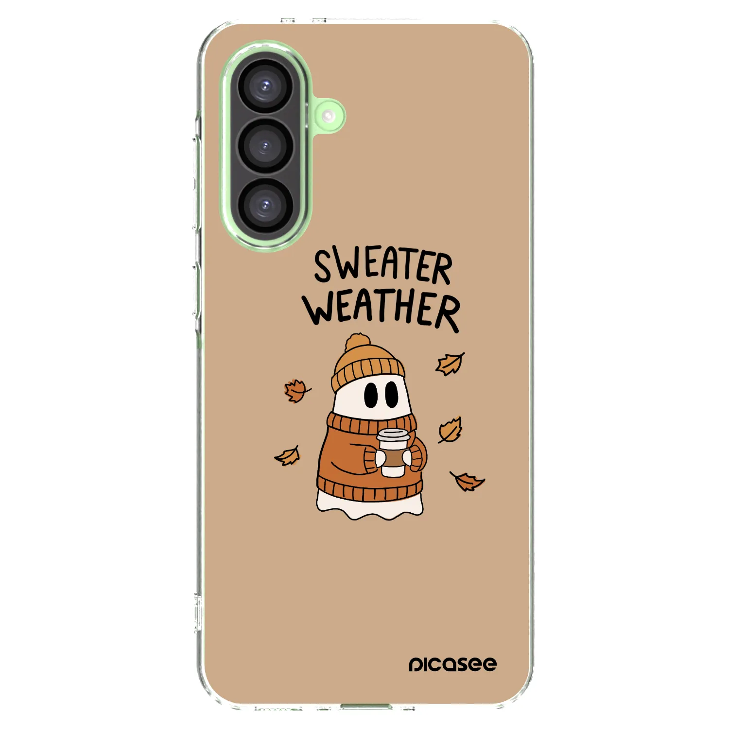 Picasee silikónový prehľadný obal pre Samsung Galaxy A26 5G A266B - Sweater ghost