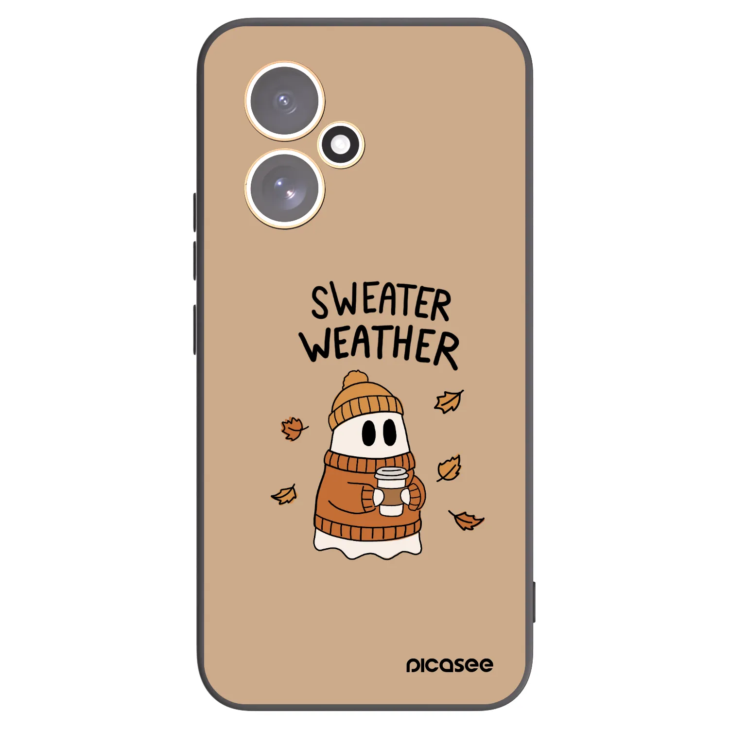 Picasee silikónový čierny obal pre Honor 400 5G - Sweater ghost