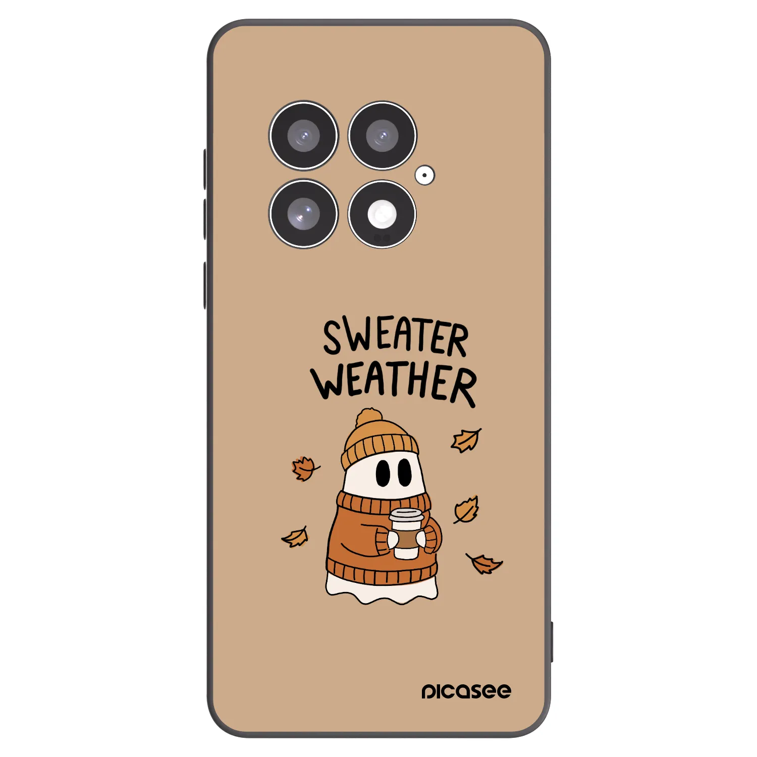 Picasee silikónový čierny obal pre OnePlus 13 5G - Sweater ghost