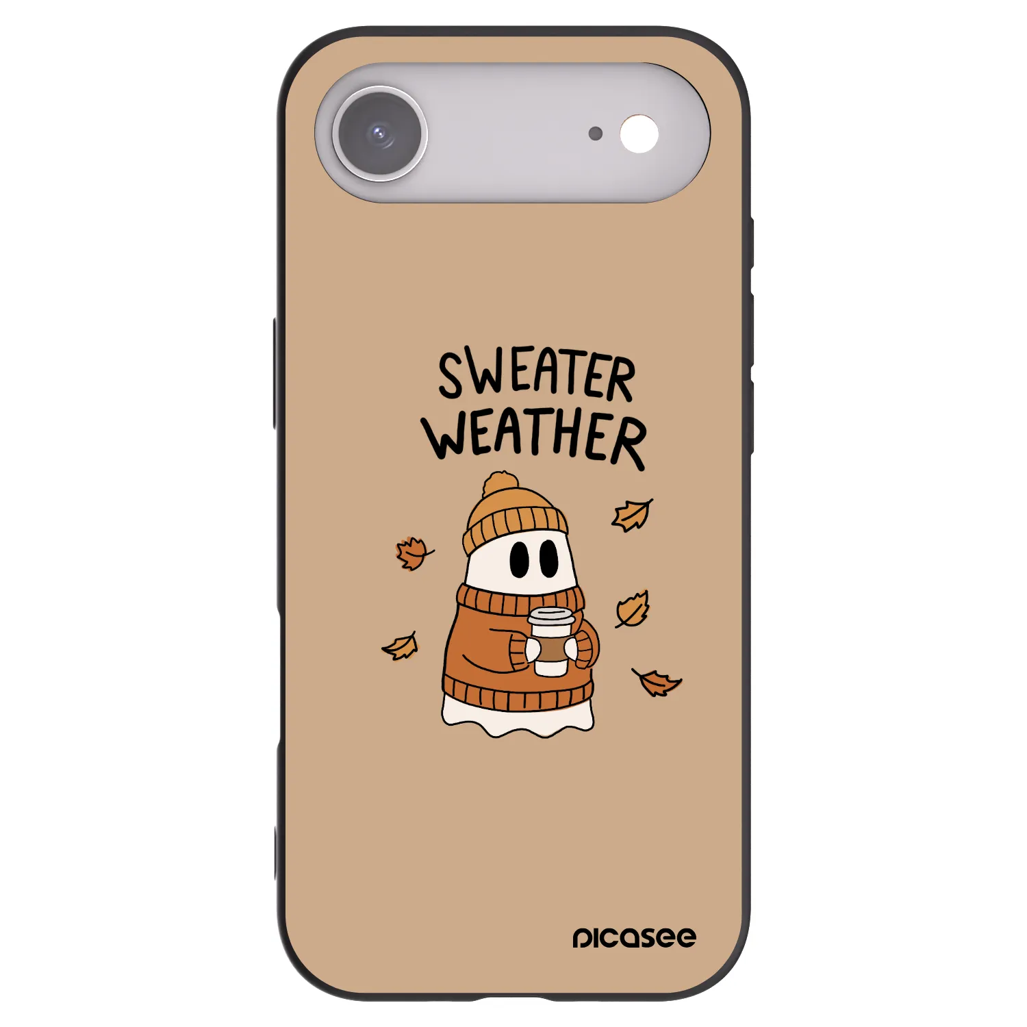 Picasee silikónový čierny obal pre Apple iPhone Air - Sweater ghost
