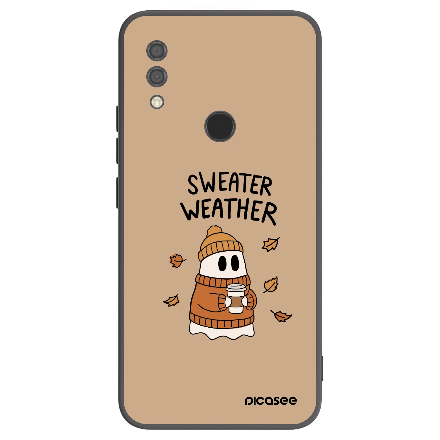 Picasee silikónový čierny obal pre Xiaomi Redmi 7 - Sweater ghost