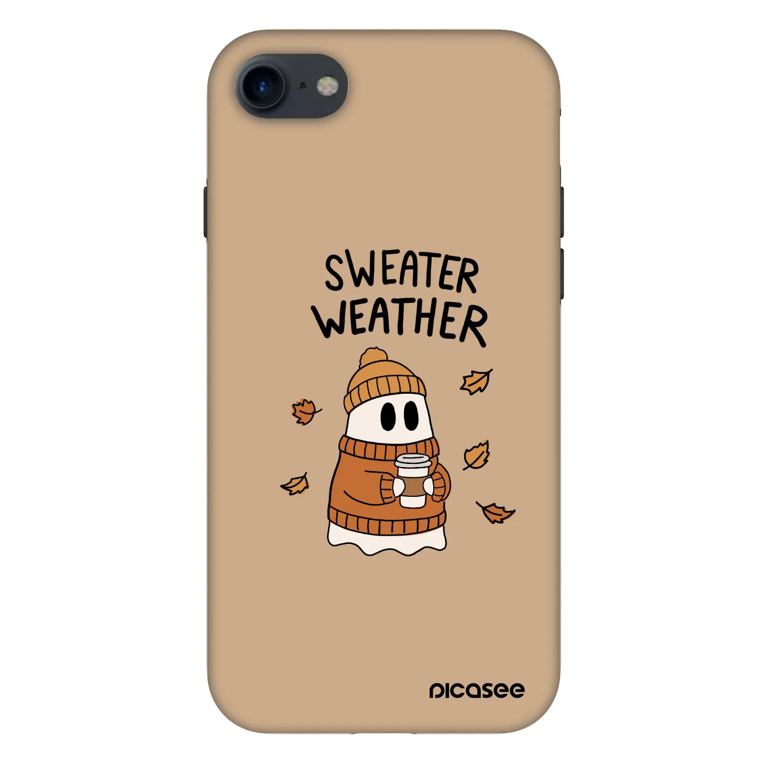 Picasee Fashion Case pre Apple iPhone SE 2022 - Sweater ghost