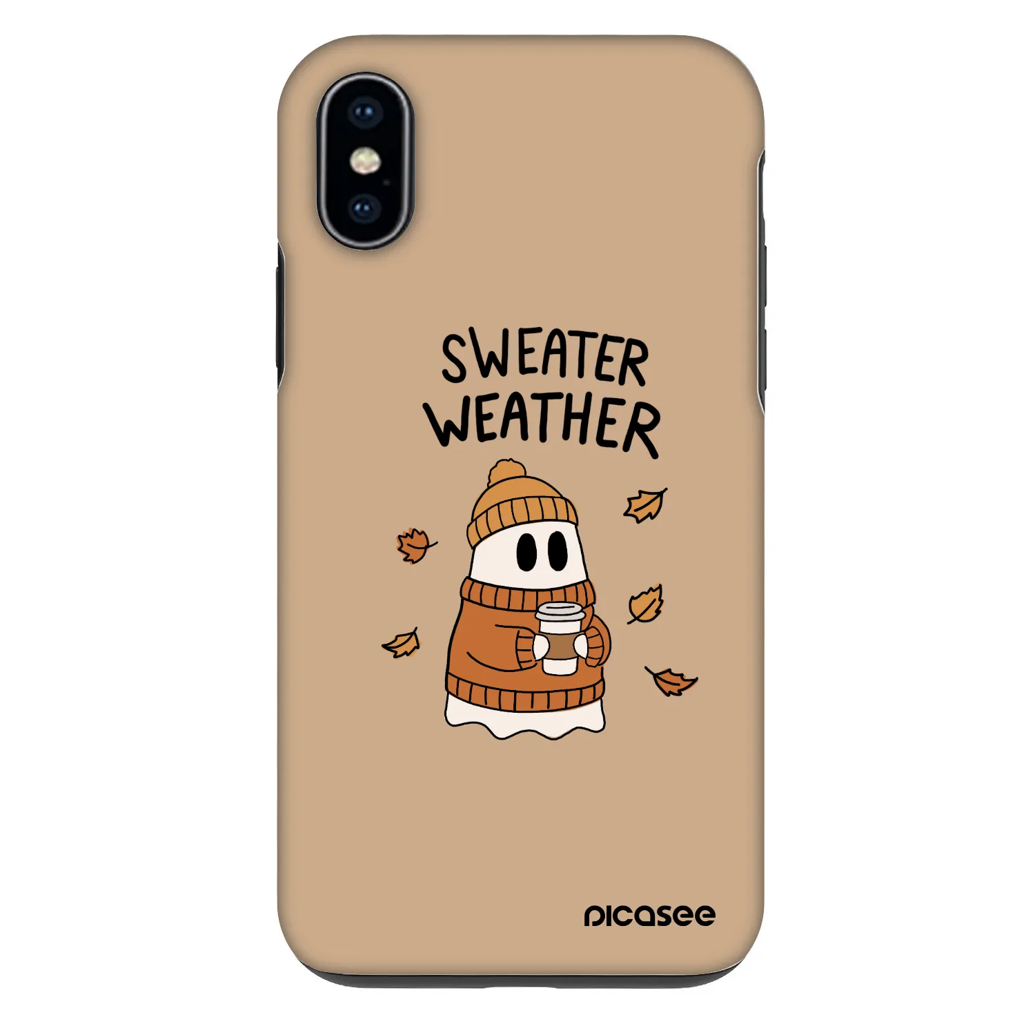 Picasee Fashion Case pre Apple iPhone X/XS - Sweater ghost