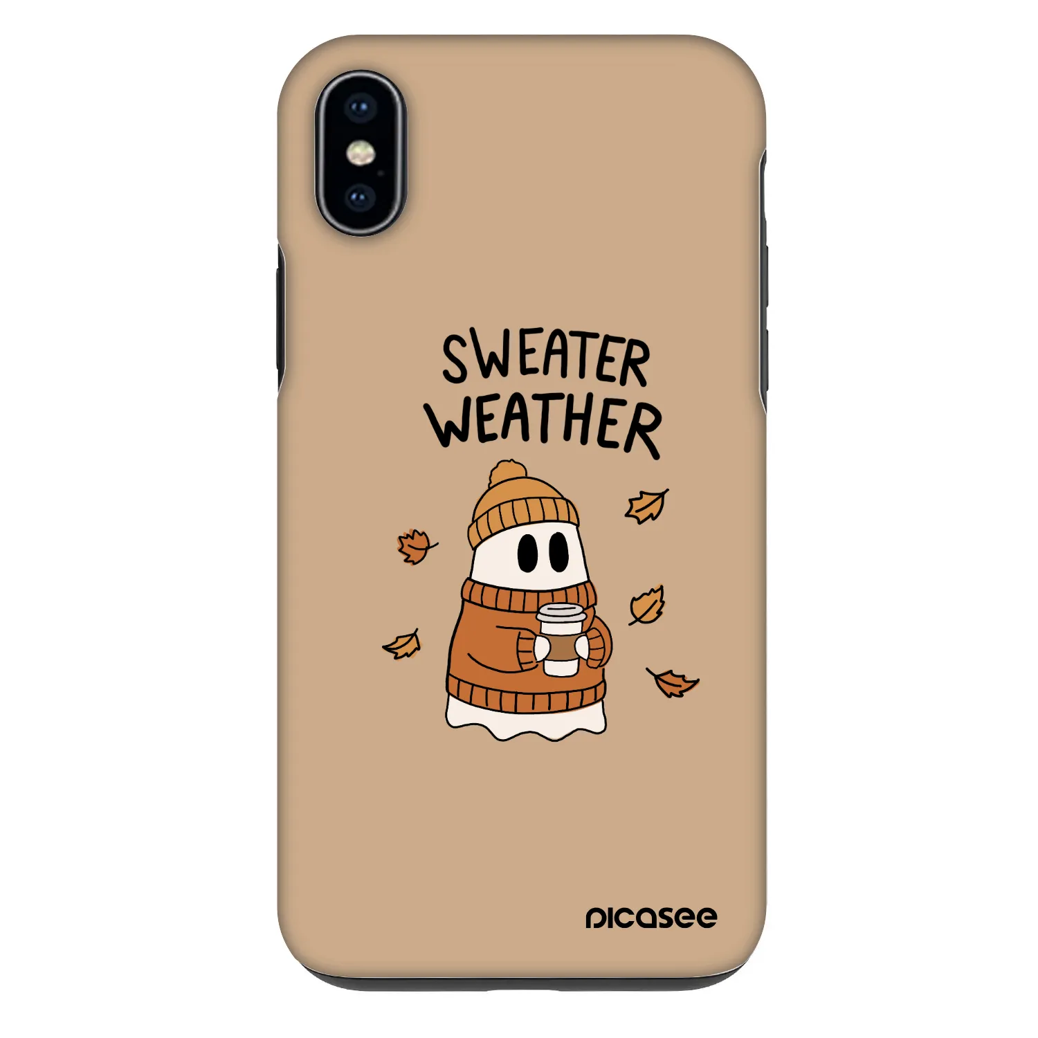 Picasee Fashion Case pre Apple iPhone XS Max - Sweater ghost