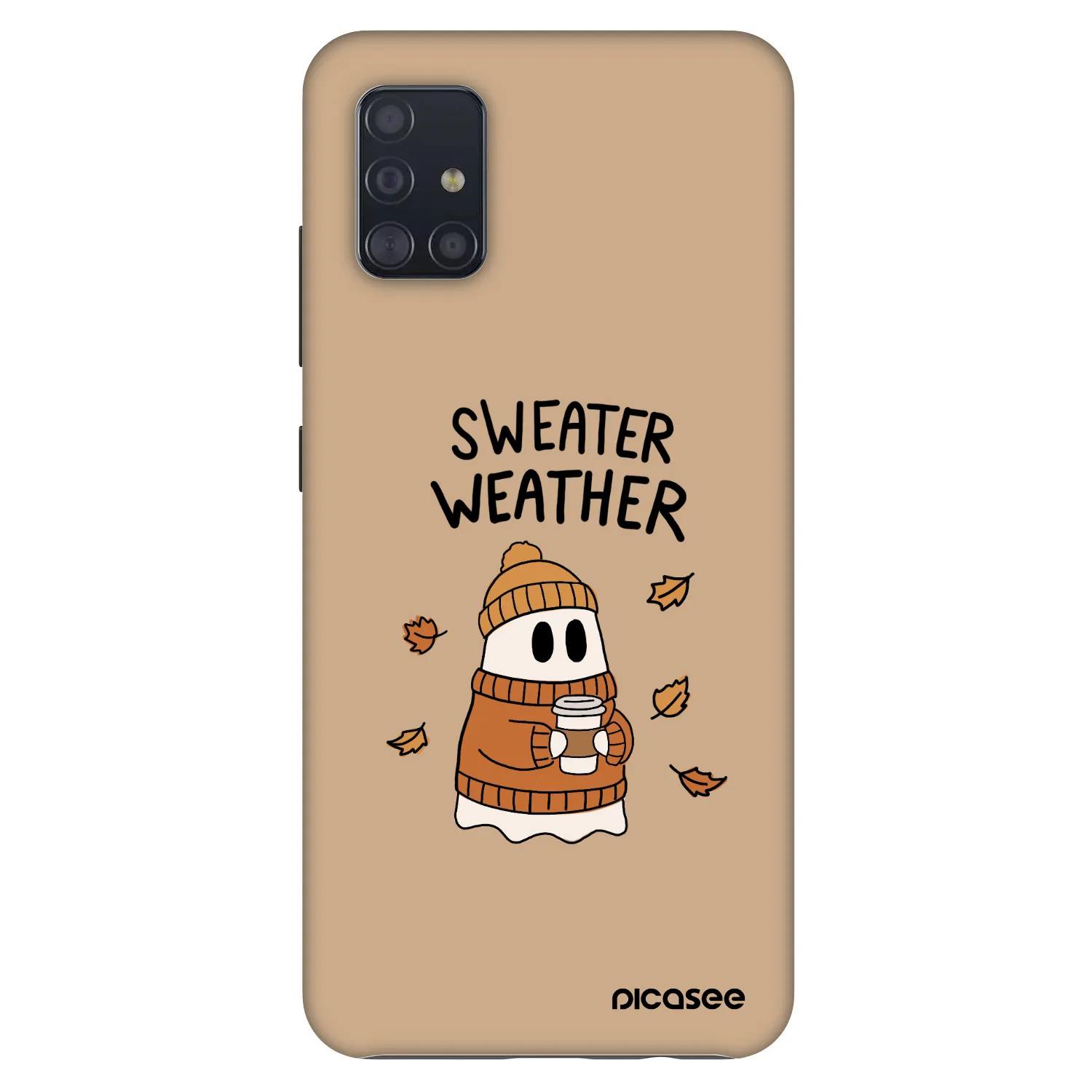 Picasee Fashion Case pre Samsung Galaxy A51 A515F - Sweater ghost