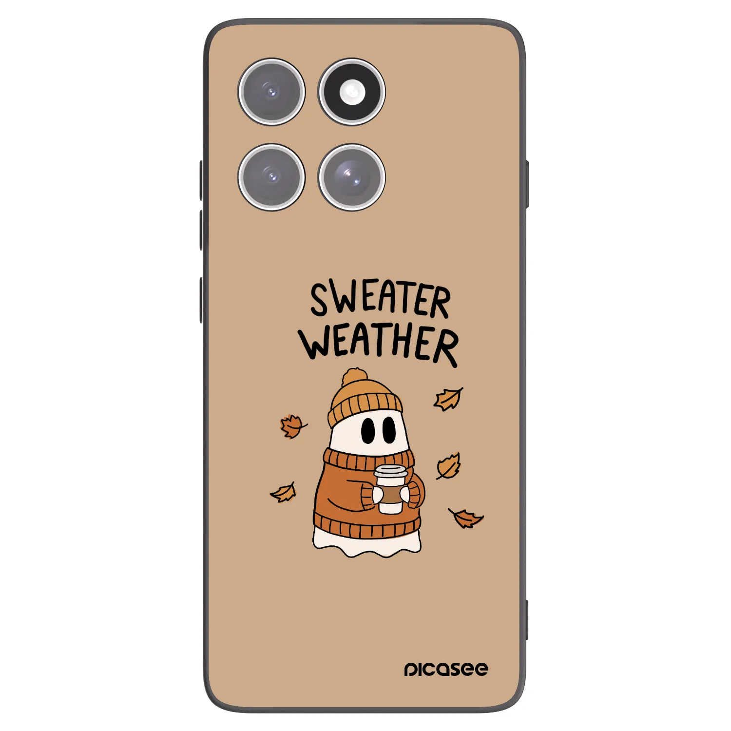 Picasee silikónový čierny obal pre Motorola Edge 60 Pro - Sweater ghost