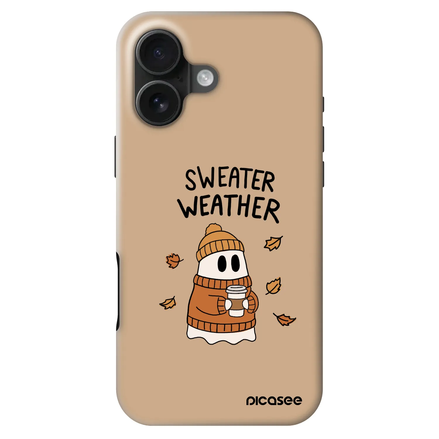 Picasee Fashion Case MagSafe pre Apple iPhone 16 - Sweater ghost