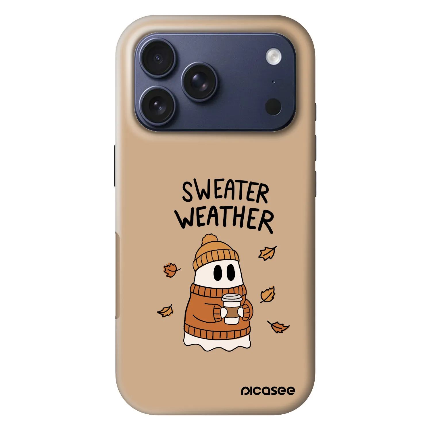 Picasee Fashion Case MagSafe pre Apple iPhone 17 Pro - Sweater ghost