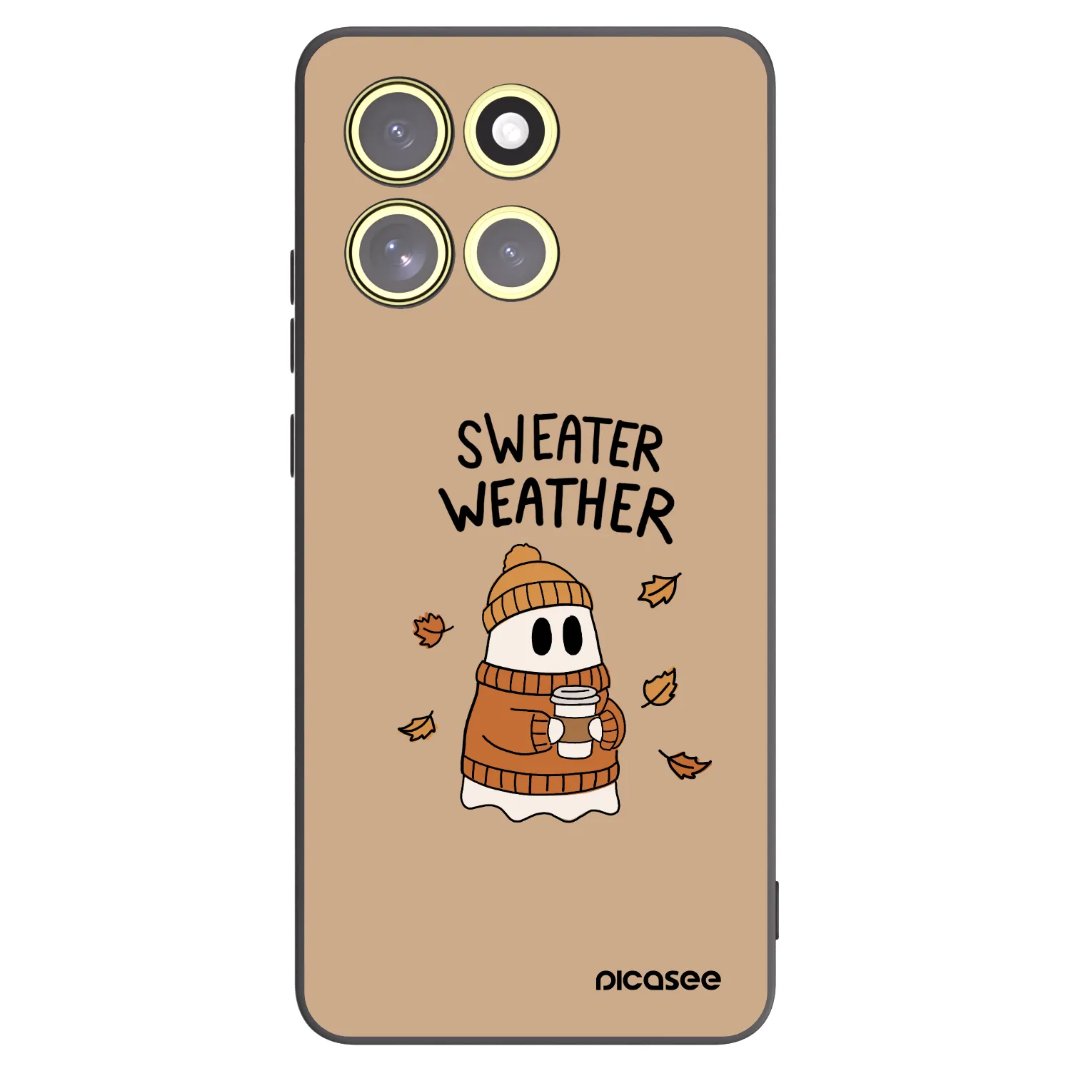 Picasee silikónový čierny obal pre Motorola Moto G86 5G - Sweater ghost