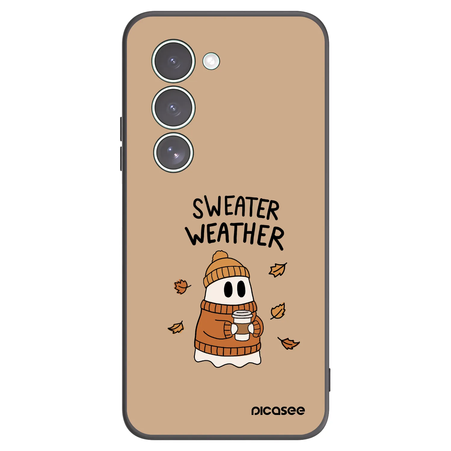 Picasee silikónový čierny obal pre Xiaomi Redmi 15 5G - Sweater ghost