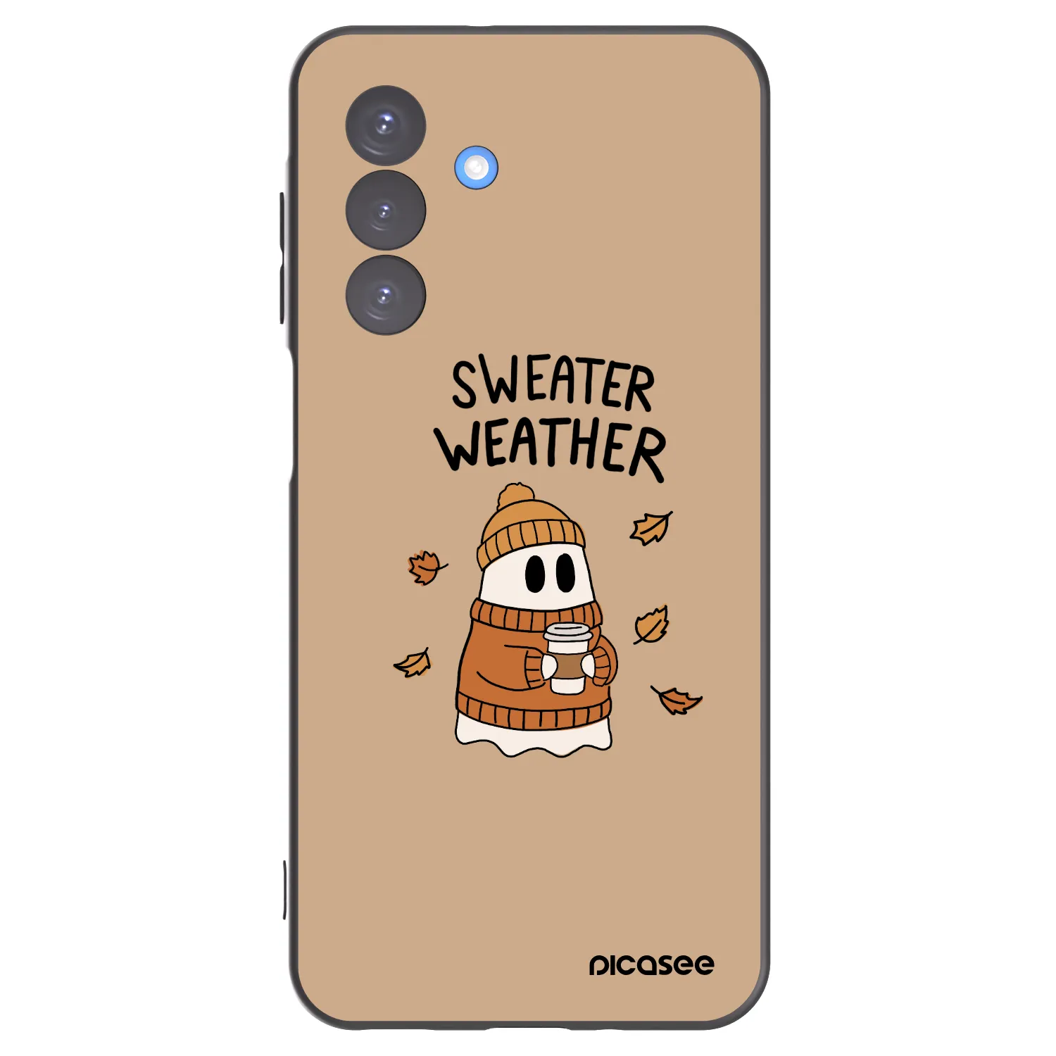Picasee silikónový čierny obal pre Samsung Galaxy A17 5G - Sweater ghost