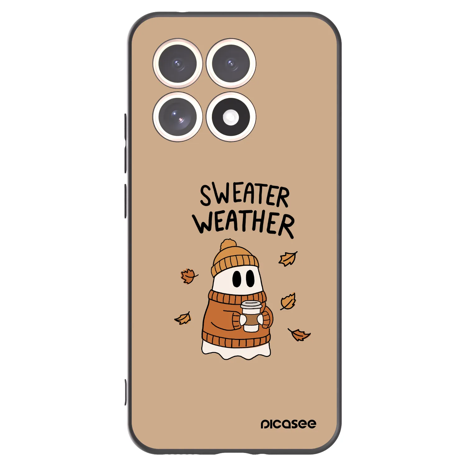 Picasee silikónový čierny obal pre Xiaomi 15T - Sweater ghost
