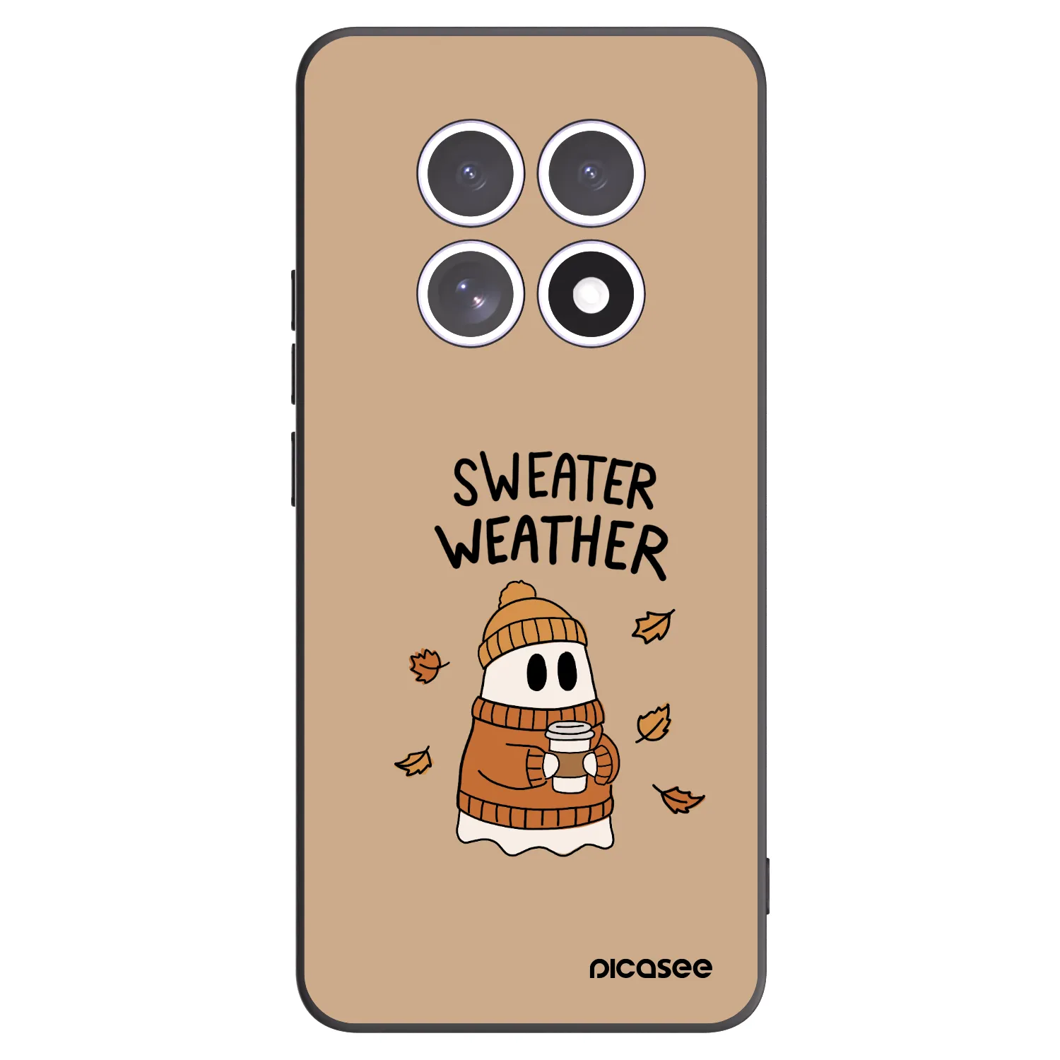 Picasee silikónový čierny obal pre Xiaomi Redmi Note 15 4G - Sweater ghost