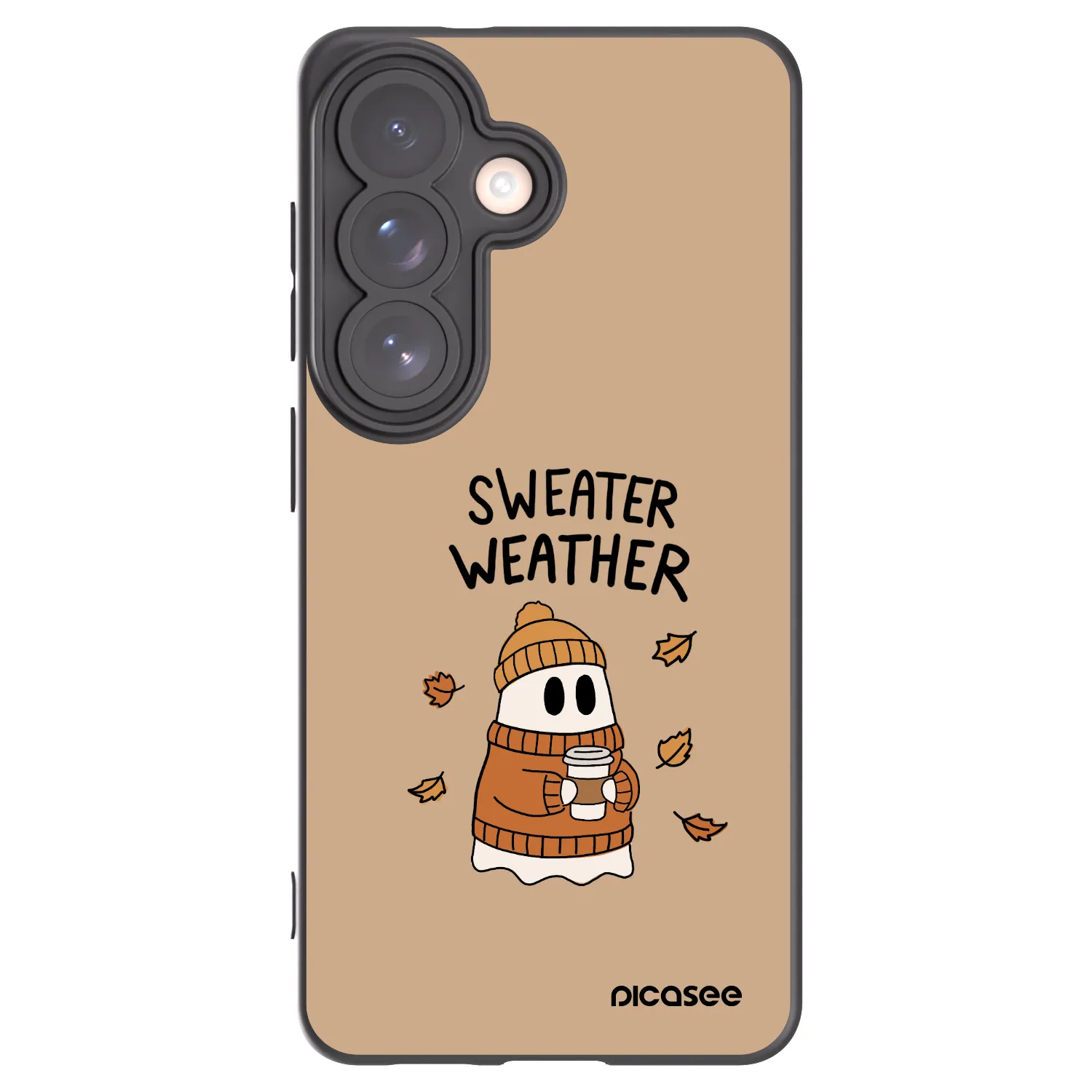 Picasee silikónový čierny obal pre Samsung Galaxy S26 - Sweater ghost