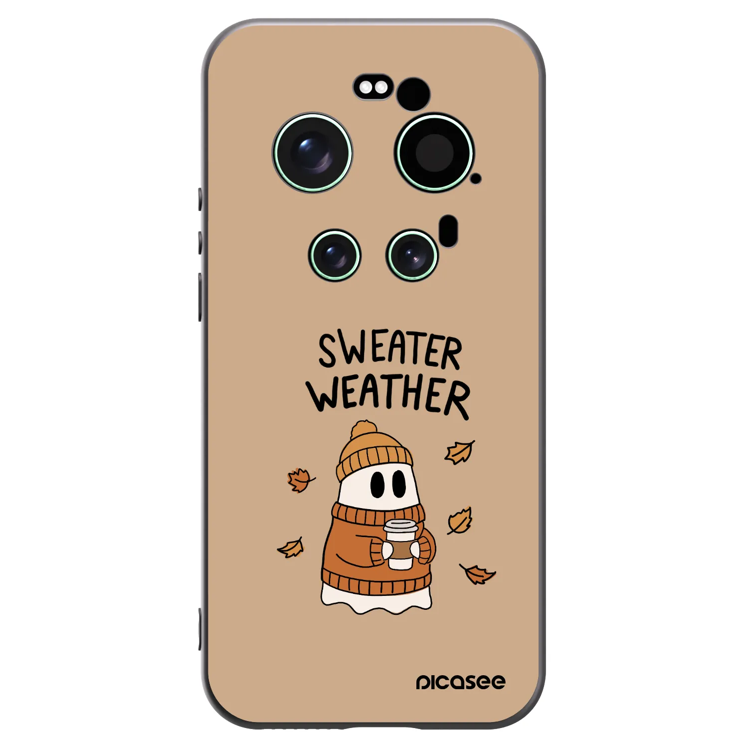 Picasee silikónový čierny obal pre Xiaomi 17 Ultra - Sweater ghost