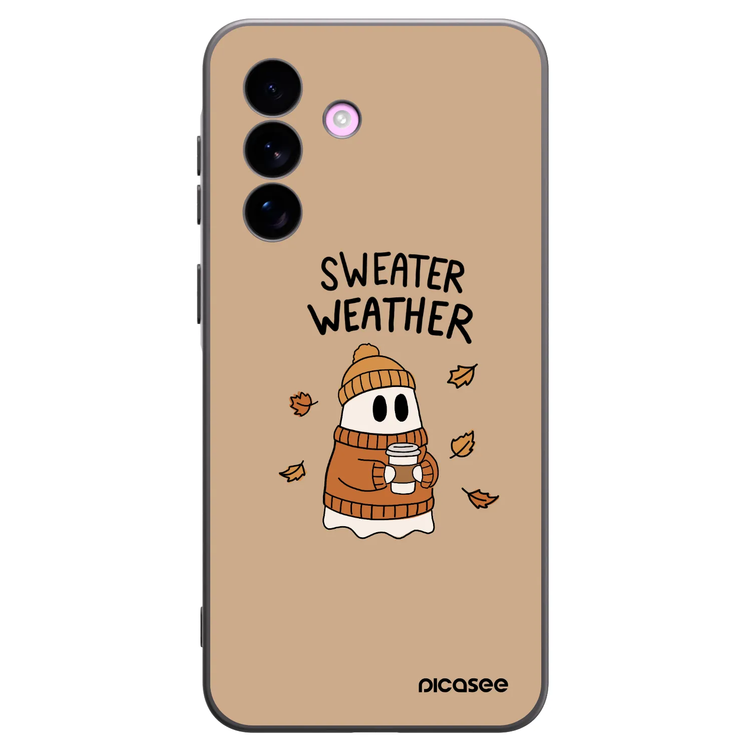 Picasee silikónový čierny obal pre Samsung Galaxy A57 5G - Sweater ghost
