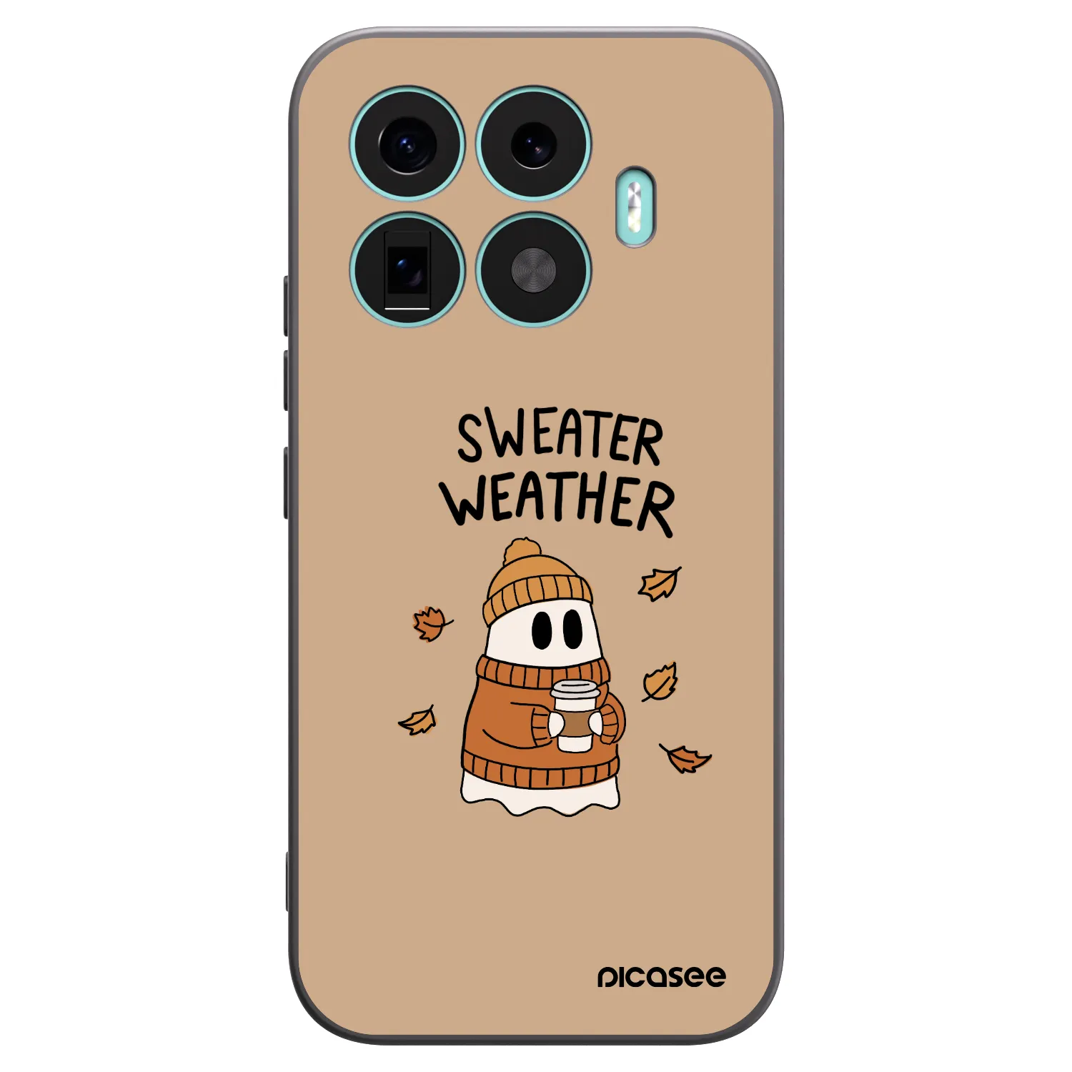Picasee silikónový čierny obal pre Xiaomi 17T - Sweater ghost
