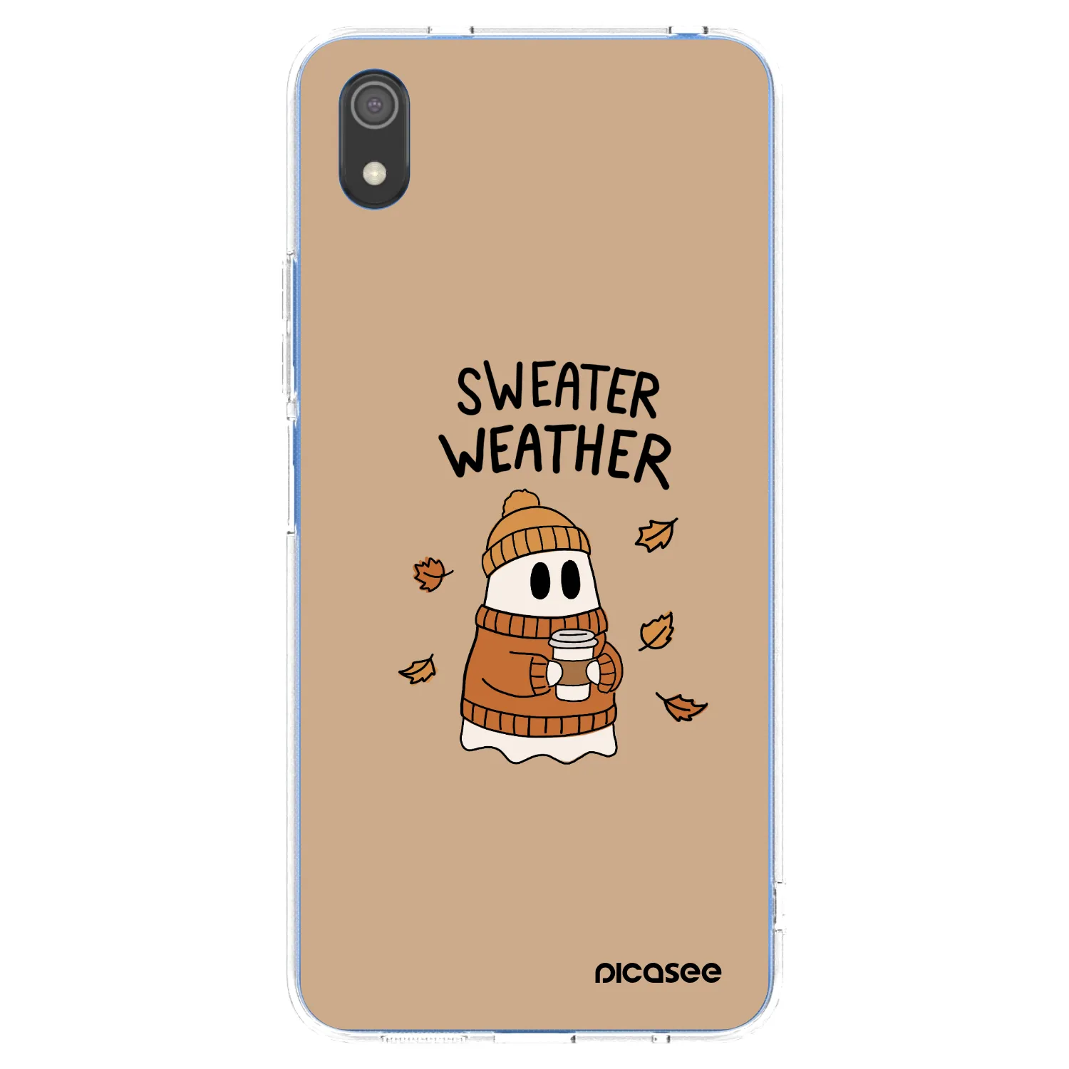 Picasee silikónový prehľadný obal pre Xiaomi Redmi 7A - Sweater ghost