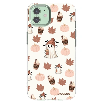 Picasee silikónový prehľadný obal pre Apple iPhone 12 - Pumpkin spice