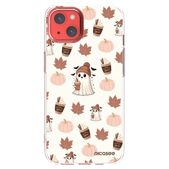 Picasee silikónový prehľadný obal pre Apple iPhone 13 - Pumpkin spice
