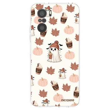 Picasee silikónový prehľadný obal pre Xiaomi Poco F3 - Pumpkin spice