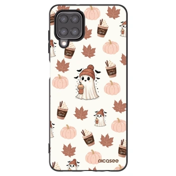 Picasee silikónový čierny obal pre Samsung Galaxy M12 M127F - Pumpkin spice