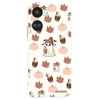 Picasee silikónový prehľadný obal pre Honor 90 Lite 5G - Pumpkin spice