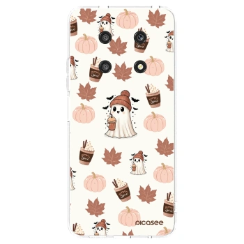 Picasee silikónový prehľadný obal pre Honor Magic4 Lite 5G - Pumpkin spice